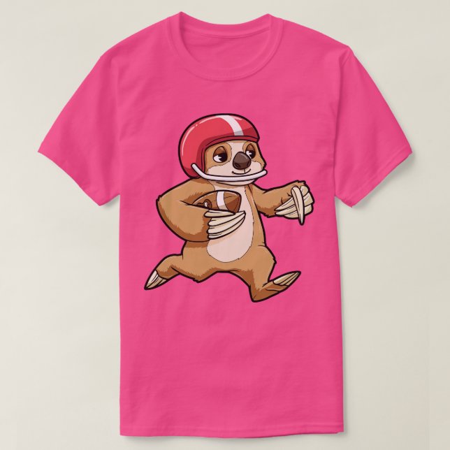 Sloth as er with  and Helmet T-Shirt (Design Front)