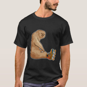 Sloth as Inline skater with Inline skates T-Shirt