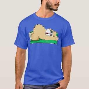 Sloth at Yoga on Yoga mat T-Shirt