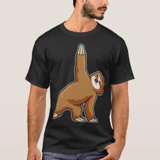 Sloth at Yoga Stretching exercises Legs T-Shirt
