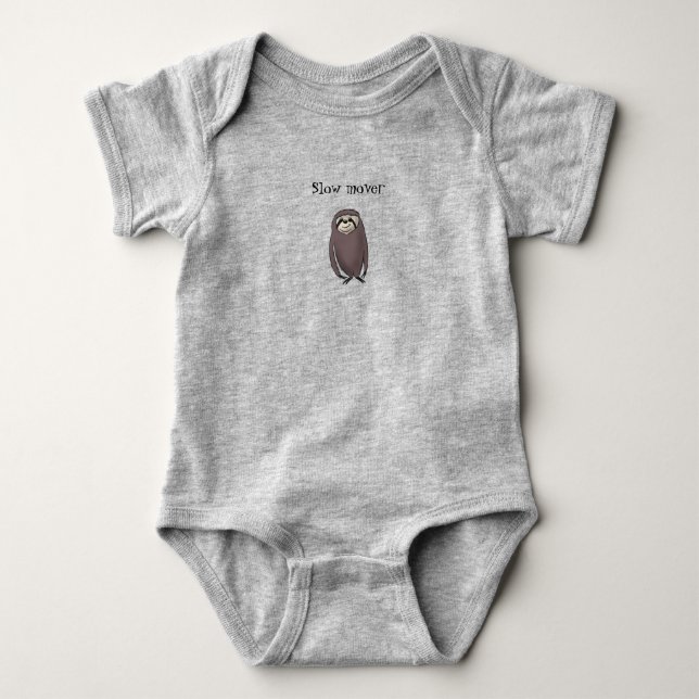 Sloth Baby Bodysuit (Front)