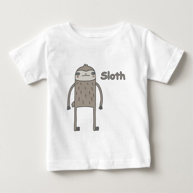 Sloth Baby T-Shirt (Front)