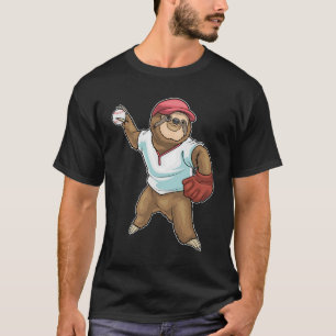 Sloth Baseball Baseball glove T-Shirt