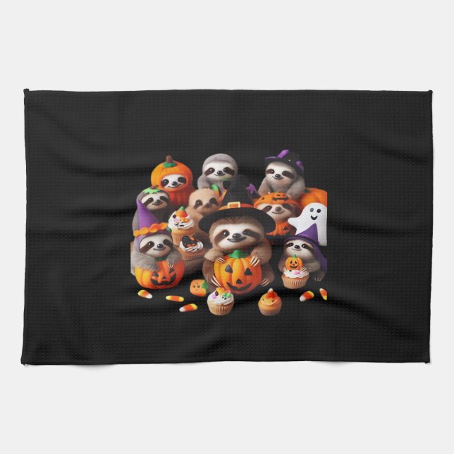 Sloth Beautiful laziness Classic T-Shirt Tea Towel (Horizontal)