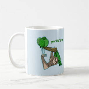 Sloth birthday coffee mug