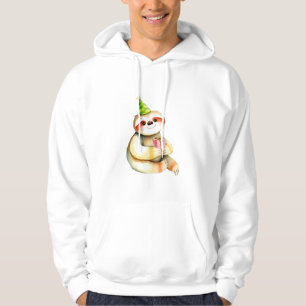 Sloth birthday gift cute funny happy party hat Cla Hoodie