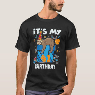 Sloth Birthday Him & Her 41 Years Old Men & Women T-Shirt