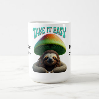 Sloth Boho Hippie custom personalised Hippie  Coffee Mug