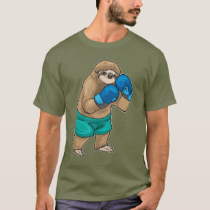 Sloth Boxer Boxing gloves Boxing T-Shirt
