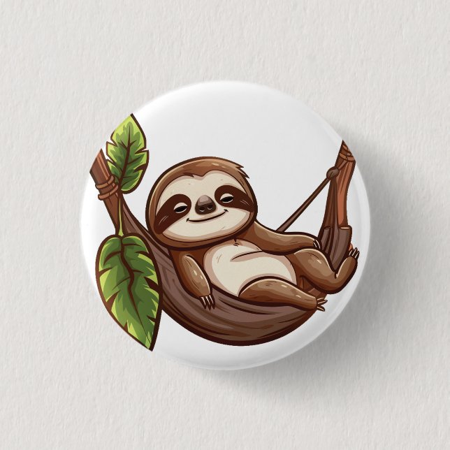 Sloth Button (Front)