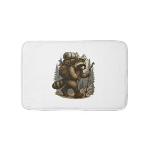 Sloth Camping Hiking Bath Mat