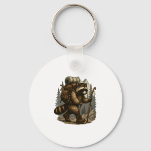 Sloth Camping Hiking Key Ring