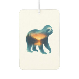 Sloth Camping Lover Car Air Freshener