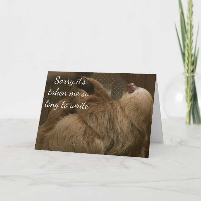 Sloth Card (Front)