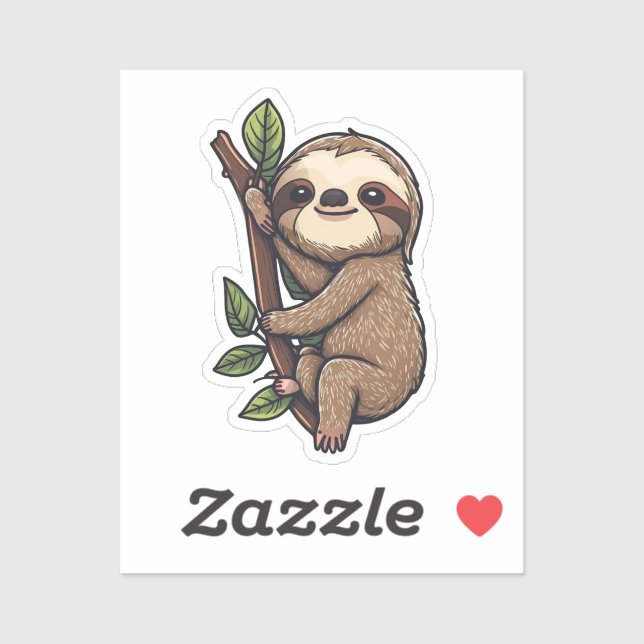 Sloth cartoon illustration (Sheet)