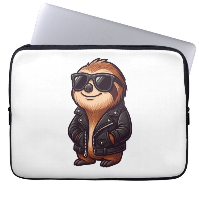 Sloth Chill Mood Laptop Sleeve (Front)
