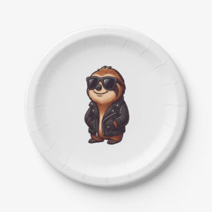 Sloth Chill Mood Paper Plate