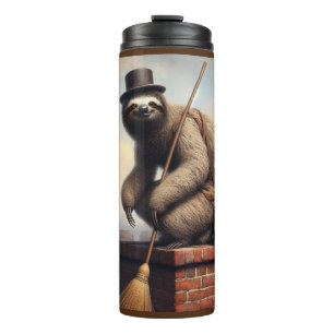 Sloth Chimney Sweep Thermal Tumbler