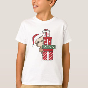 Sloth Christmas Gift Winter Sloths T-Shirt
