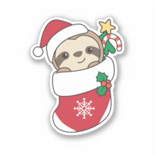 Sloth Christmas Snow Winter Animals Sloths