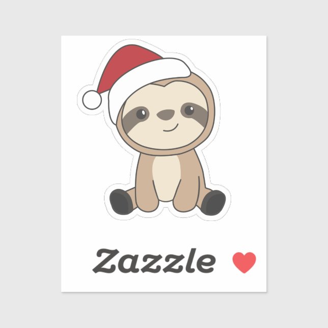 Sloth Christmas Snow Winter Animals Sloths Classic (Sheet)