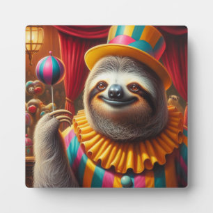 Sloth Clown Plaque