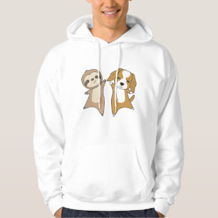 Sloth Cocker Spaniel Dog Animal Lovers Sloths Hoodie