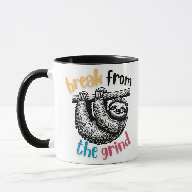 Sloth Coffee Mug (Left)