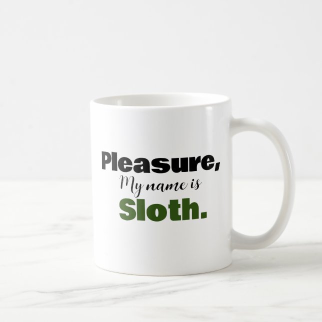 Sloth Coffee Mug (Right)