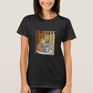 Sloth Coffee Sloffee   T-Shirt