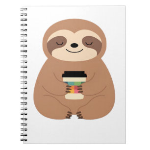 Sloth Coffee Time Classic T-Shirt Notebook