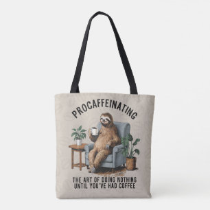 Sloth Coffee Tote