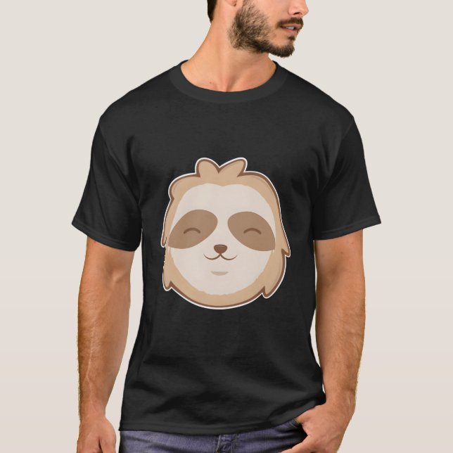 Sloth Comfy Costa Rica Three-Toe Sloth T-Shirt (Front)