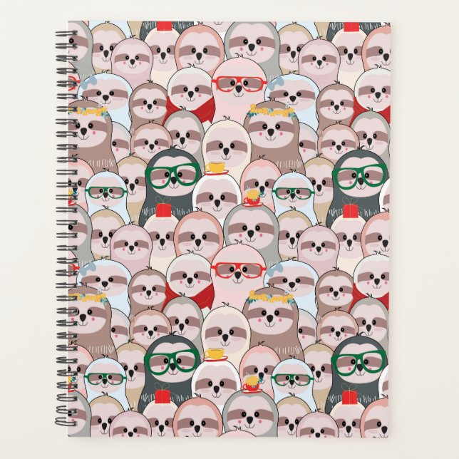 Sloth Comic Pattern Planner (Front)