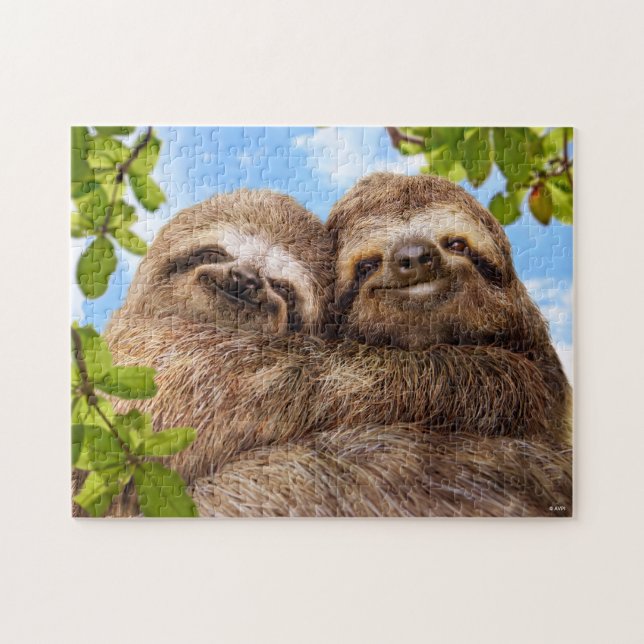 Sloth Couple Jigsaw Puzzle (Horizontal)
