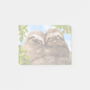 Sloth Couple Post-it Notes