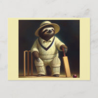 Sloth Cricket Player