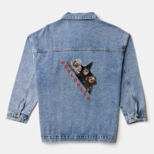 Sloth Custom Happy Halloween Shirt Sloth Graphic Denim Jacket