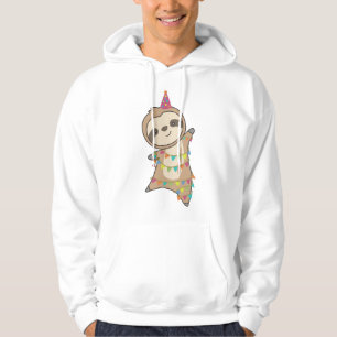 Sloth Cute Animals For Kids Funny Birthday Hoodie