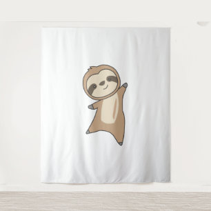 Sloth Cute Animals For Kids Funny Sloths Tapestry