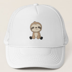 Sloth Cute Animals For Kids Funny Sloths Trucker Hat