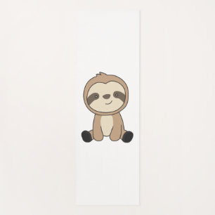 Sloth Cute Animals For Kids Funny Sloths  Yoga Mat