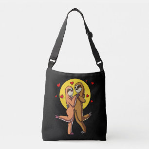 Sloth Cute Couple Valentines Day Animal Crossbody Bag