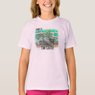 Sloth Cute Girls T-Shirt