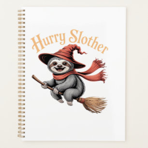 Sloth Cute Halloween Witch Funny Essential T-Shirt Planner