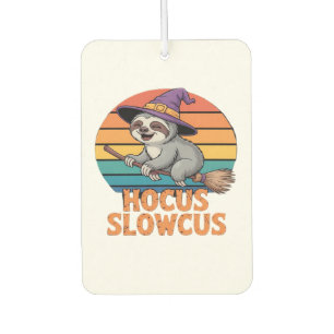 Sloth Cute Witch Funny Halloween Essential T-Shirt Car Air Freshener