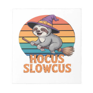 Sloth Cute Witch Funny Halloween Essential T-Shirt Notepad