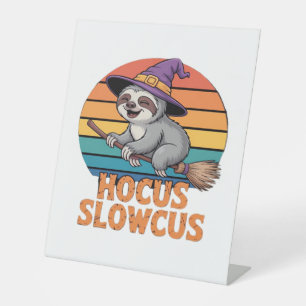 Sloth Cute Witch Funny Halloween Essential T-Shirt Pedestal Sign