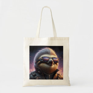 Sloth Cyberpunk Tote Bag