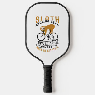 Sloth Cycling Team Pickleball Paddle